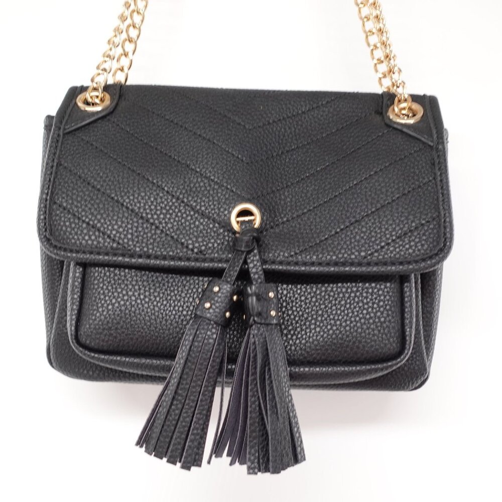 Black Convertible Chain Shoulder Bag Like Dreams